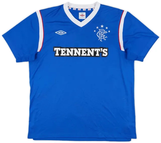 Umbro 2011-12 Rangers Home Shirt - 8/10 - (XL)