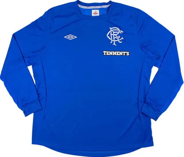 Umbro 2012-13 Rangers Home L/S Shirt - 8/10 - (L)