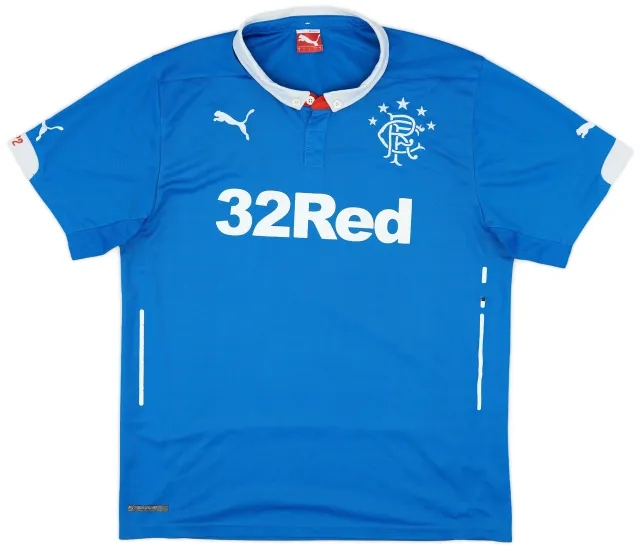 Puma 2014-15 Rangers Home Shirt - 6/10 - (L)