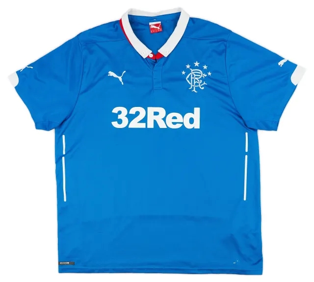 Puma 2014-15 Rangers Home Shirt - 8/10 - (XXL)