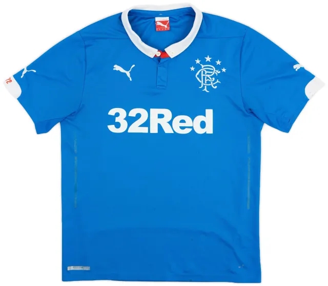 Puma 2014-15 Rangers Home Shirt - 6/10 - (M)