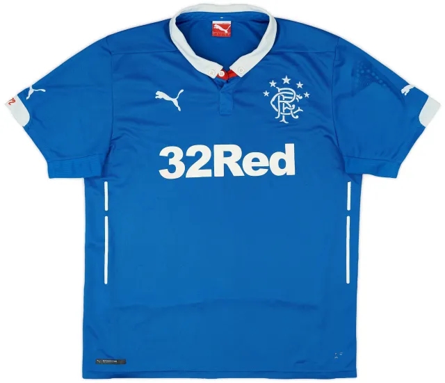 Puma 2014-15 Rangers Home Shirt - 5/10 - (L)