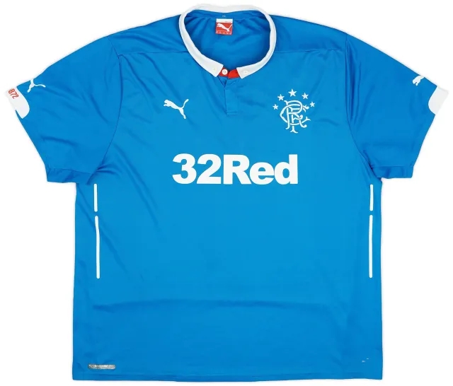 Puma 2014-15 Rangers Home Shirt - 8/10 - (3XL)