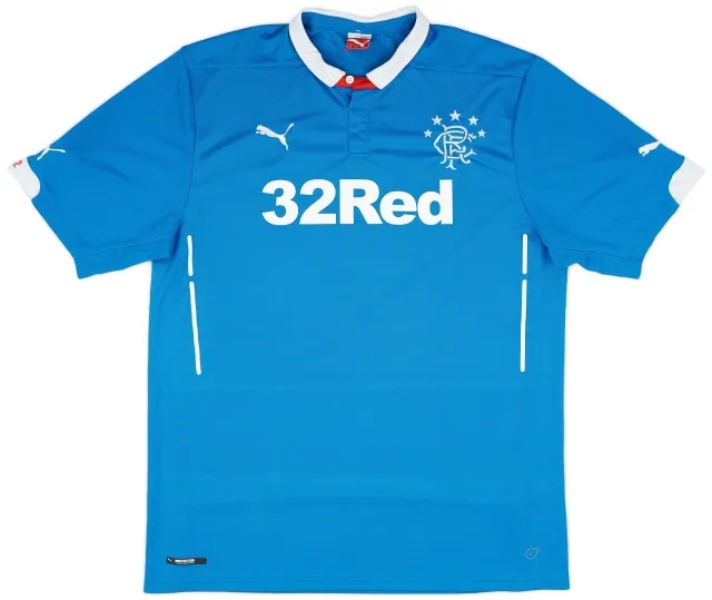 Puma 2014-15 Rangers Home Shirt - 8/10 - (3XL)