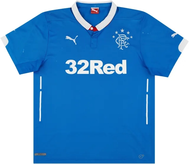 Puma 2014-15 Rangers Home Shirt - 5/10 - (L)