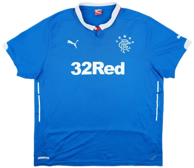 Puma 2014-15 Rangers Home Shirt - 8/10 - (3XL)