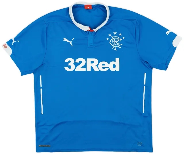 Puma 2014-15 Rangers Home Shirt - 6/10 - (XL)