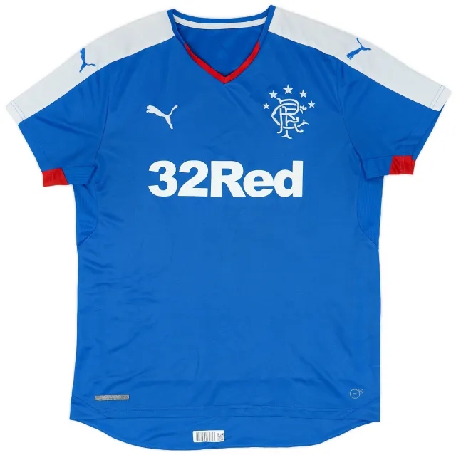 Puma 2015-16 Rangers Home Shirt - 7/10 - (L)