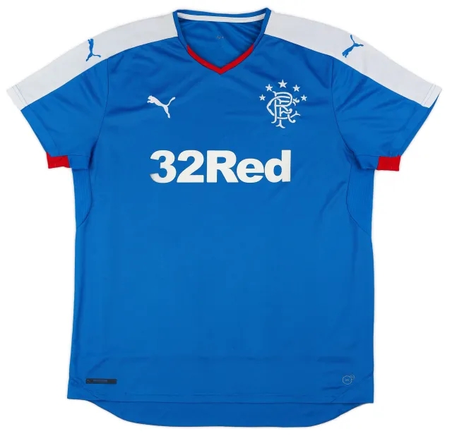 Puma 2015-16 Rangers Home Shirt - 5/10 - (L)