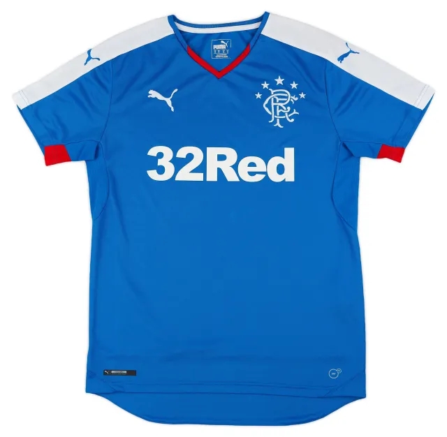 Puma 2015-16 Rangers Home Shirt - 8/10 - (M)