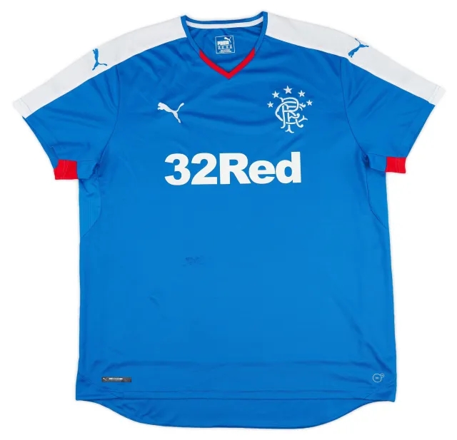 Puma 2015-16 Rangers Home Shirt - 8/10 - (XXL)
