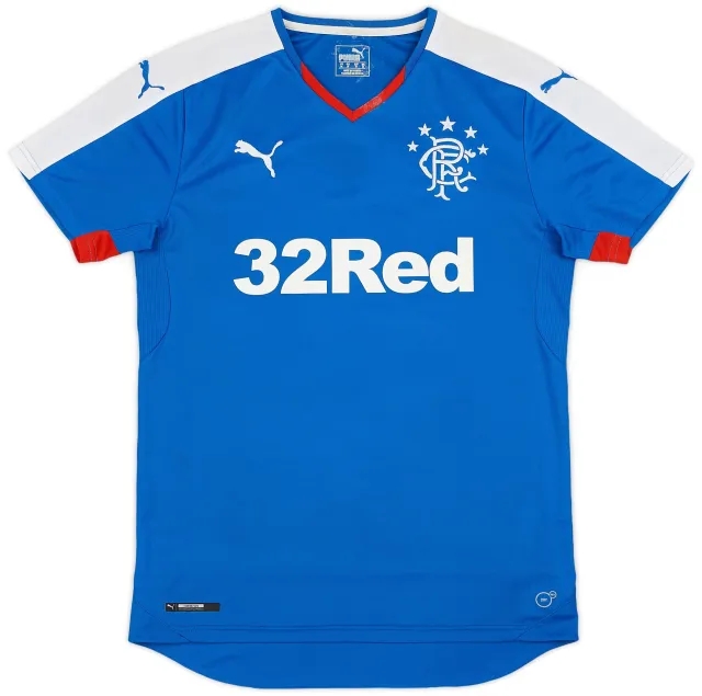 Puma 2015-16 Rangers Home Shirt - 7/10 - (M)