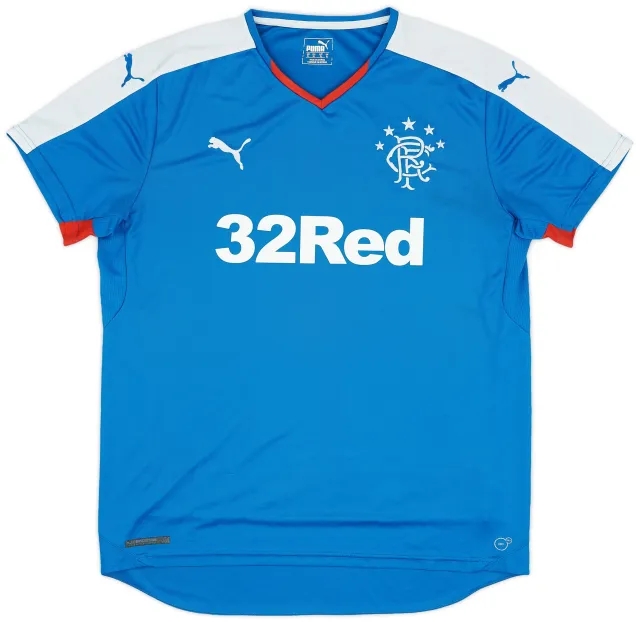 Puma 2015-16 Rangers Home Shirt - 7/10 - (XL)