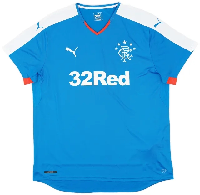 Puma 2015-16 Rangers Home Shirt - 9/10 - (XXL)
