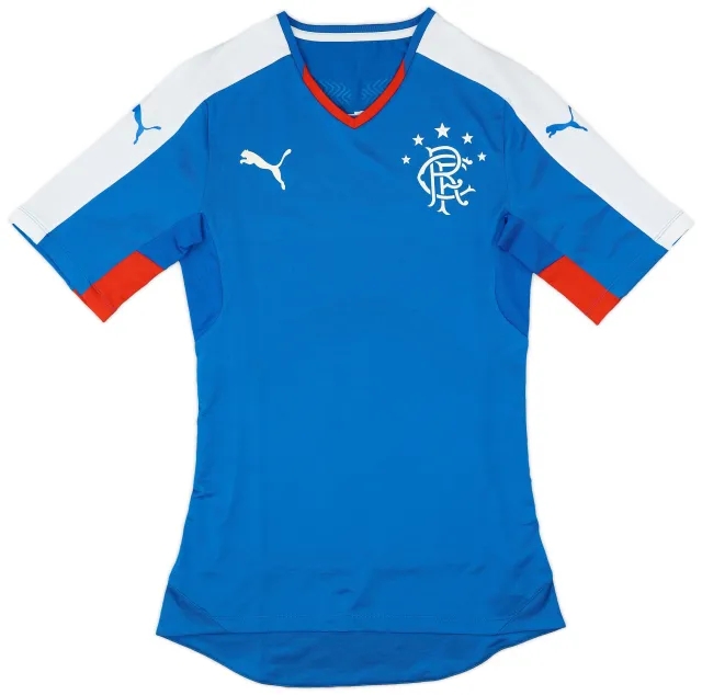 Puma 2015-16 Rangers ACTV Fit Home Shirt - 9/10 - (M)