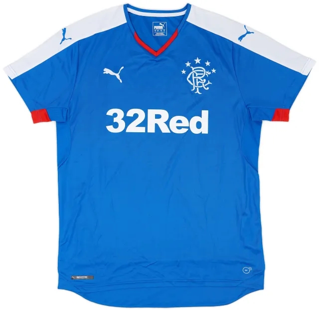 Puma 2015-16 Rangers Home Shirt - 6/10 - (L)