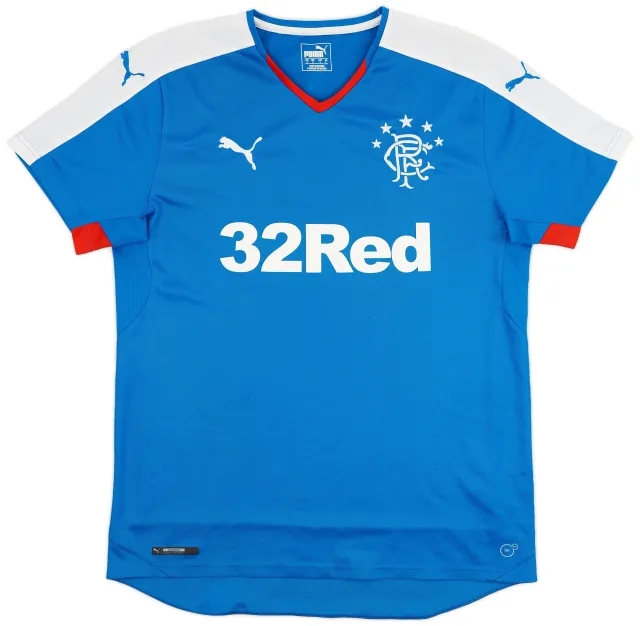 Puma 2015-16 Rangers Home Shirt - 7/10 - (L)