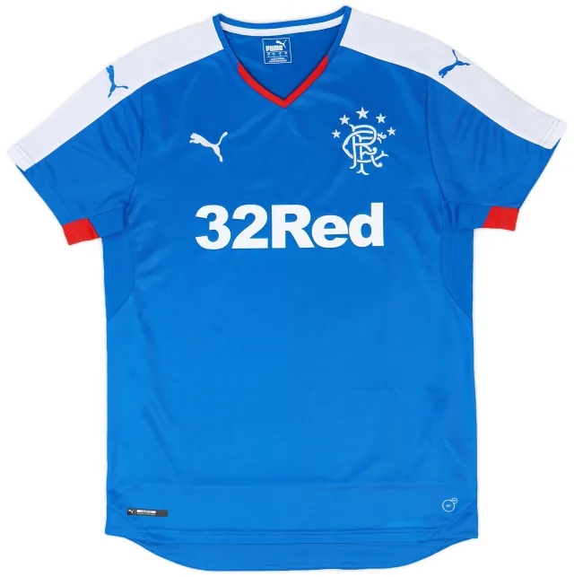 Puma 2015-16 Rangers Home Shirt - 9/10 - (L)