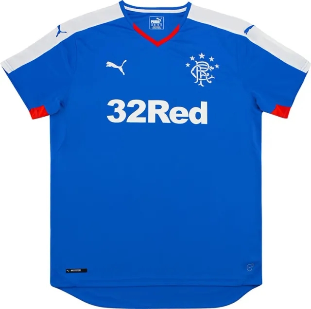 Puma 2015-16 Rangers Home Shirt - 8/10 - (XXL)