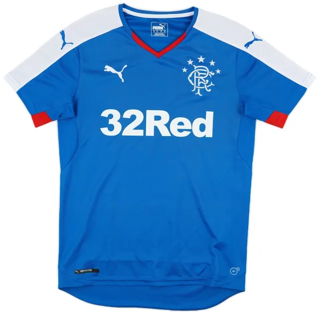 Puma 2015-16 Rangers Home Shirt - 8/10 - (S)