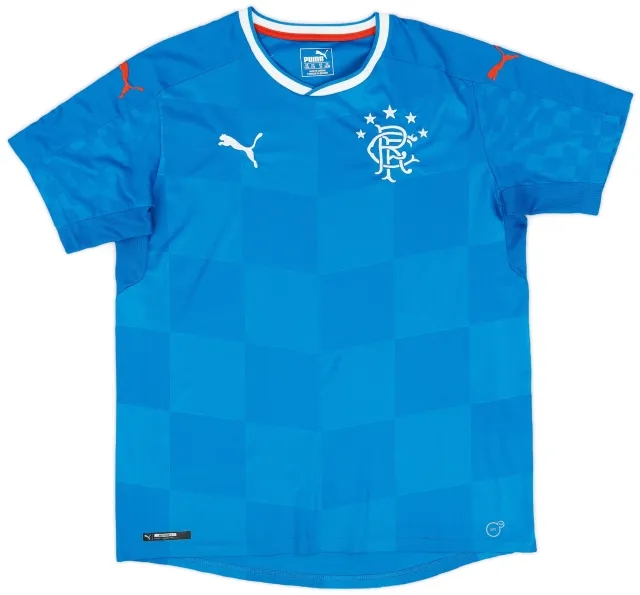 Puma 2016-18 Rangers Home Shirt - 10/10 - (XL.Boys)