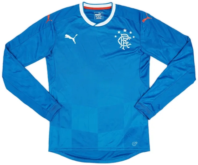 Puma 2016-18 Rangers Home L/S Shirt - 8/10 - (S)