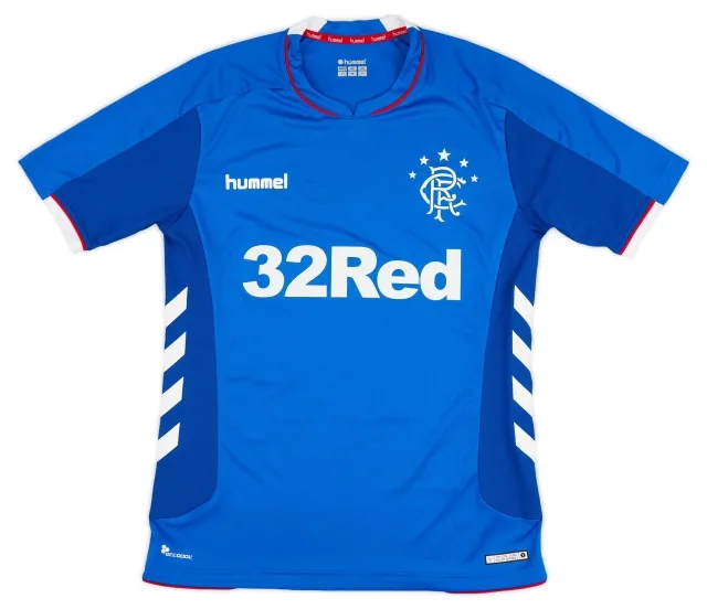Hummel 2018-19 Rangers Home Shirt - 9/10 - (S)