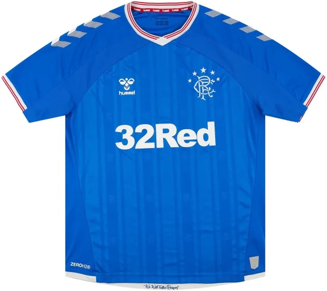 Hummel 2019-20 Rangers Home Shirt - 8/10 - (L)