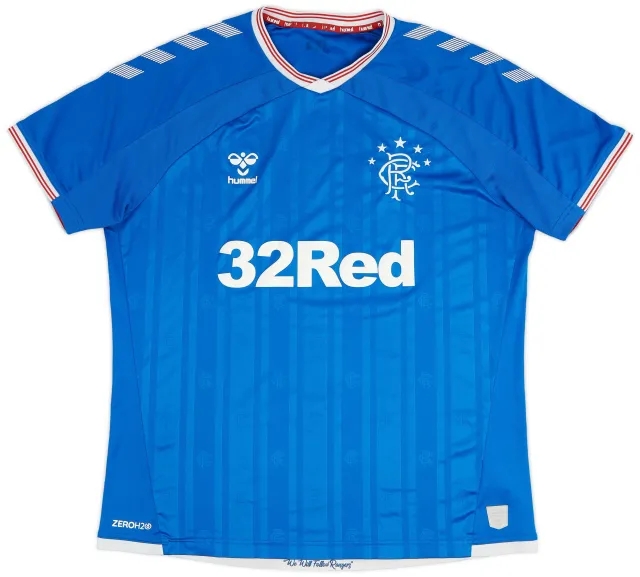 Hummel 2019-20 Rangers Home Shirt - 7/10 - (XL)