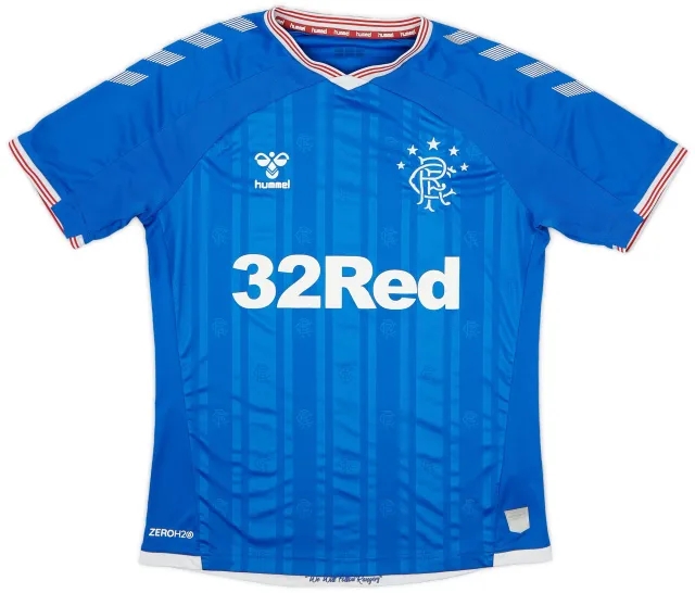 Hummel 2019-20 Rangers Home Shirt - 9/10 - (S)