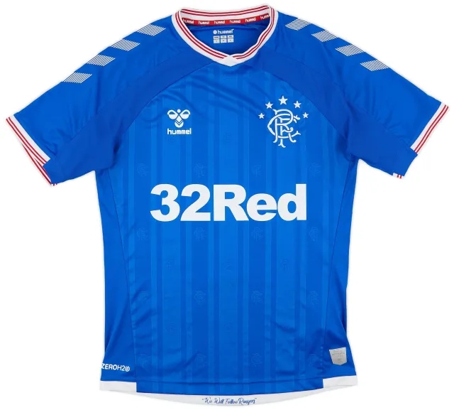 Hummel 2019-20 Rangers Home Shirt - 9/10 - (S)