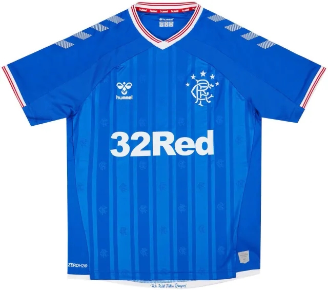 Hummel 2019-20 Rangers Home Shirt - 6/10 - (L)