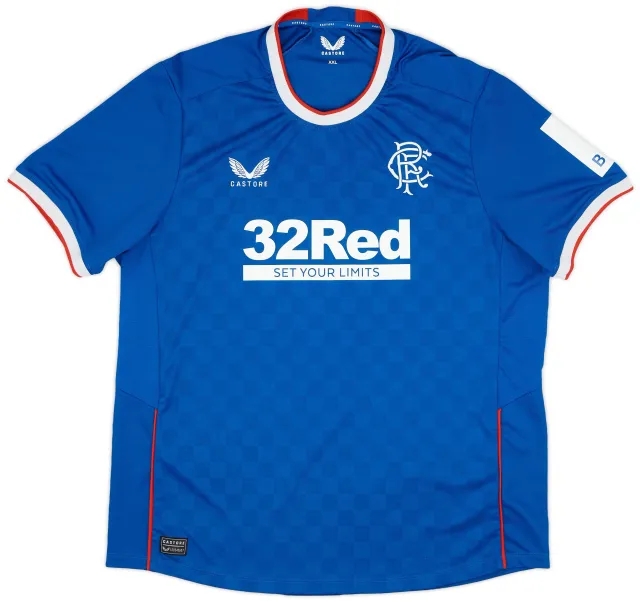 Castore 2022-23 Rangers Home Shirt - 9/10 - (XXL)