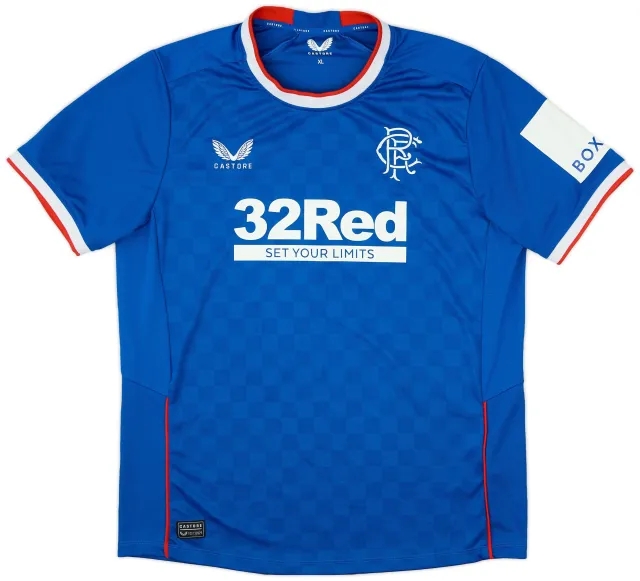 Castore 2022-23 Rangers Home Shirt - 9/10 - (XL)