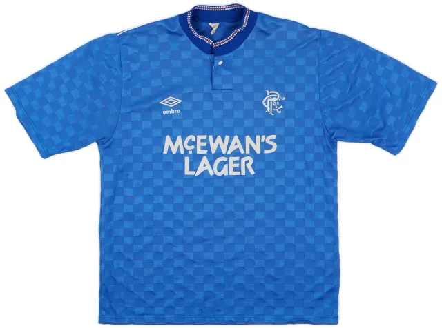 Umbro 1987-90 Rangers Home Shirt - 6/10 - (M)