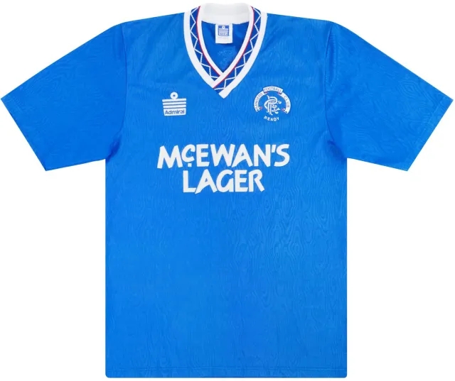 Admiral 1990-92 Rangers Home Shirt - 6/10 - (M)