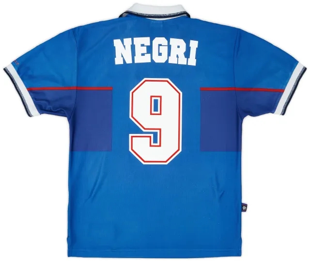 Nike 1997-99 Rangers Home Shirt Negri #9 - 7/10 - (S)