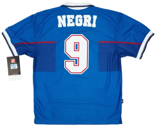 Nike 1997-99 Rangers Home Shirt Negri #9 (M)