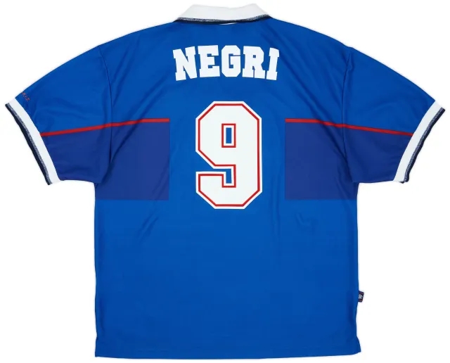 Nike 1997-99 Rangers Home Shirt Negri #9 - 8/10 - (XL)