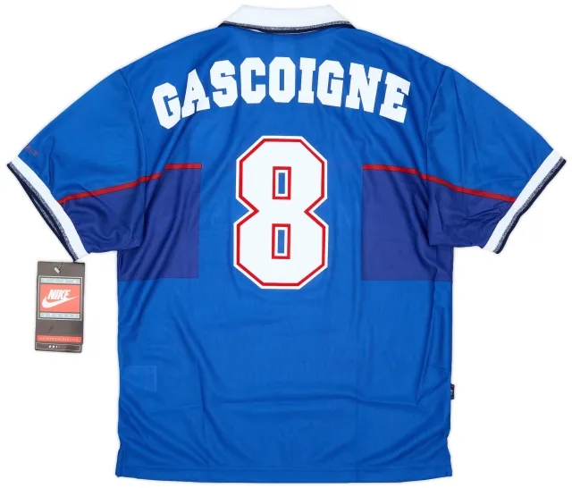 Nike 1997-99 Rangers Home Shirt Gascoigne #8 (M)