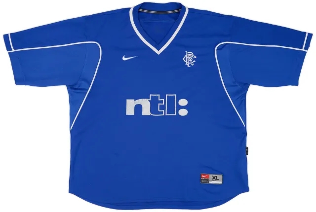 Nike 1999-01 Rangers Home Shirt - 5/10 - (XL)