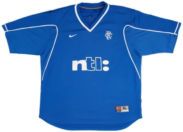 Nike 1999-01 Rangers Home Shirt - 6/10 - (XL)