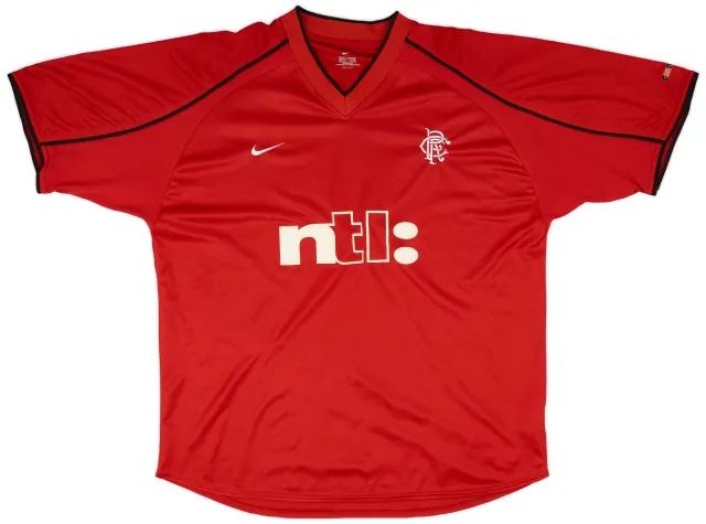 Nike 2000-01 Rangers Third Shirt - 8/10 - (XL)