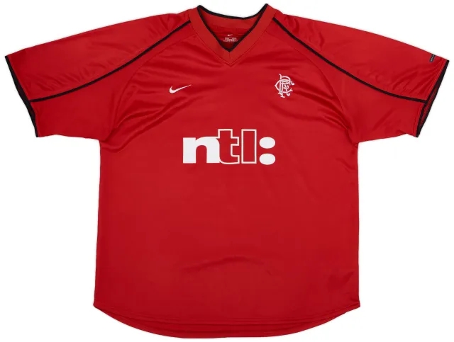 Nike 2000-01 Rangers Third Shirt - 8/10 - (XL)
