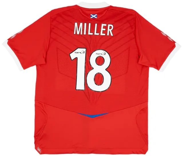 Umbro 2008-09 Rangers Third Shirt Miller #18 - 8/10 - (XL)