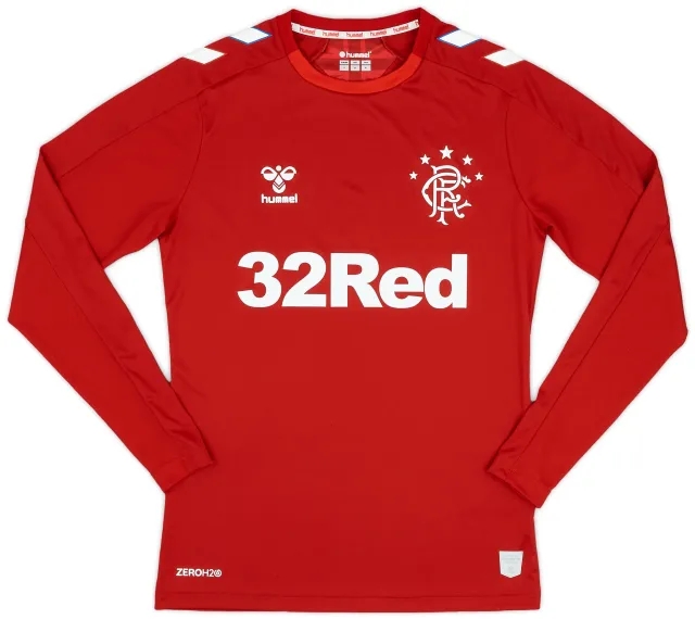 Hummel 2019-20 Rangers Third L/S Shirt - 9/10 - (S)