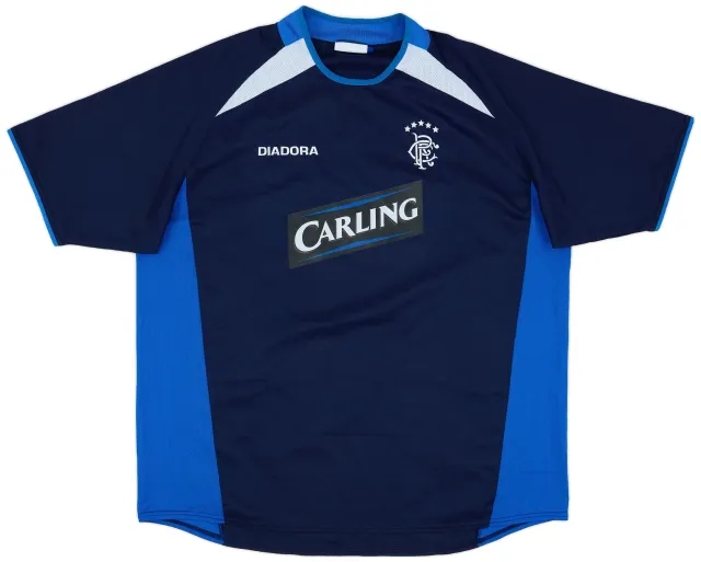 2004-05 Rangers Diadora Training Shirt - 9/10 - (XXL)