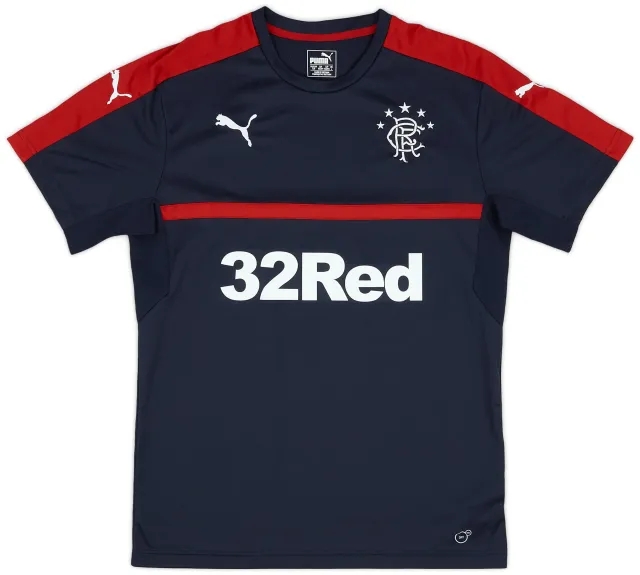 2016-17 Rangers Puma Training Shirt - 9/10 - (L)