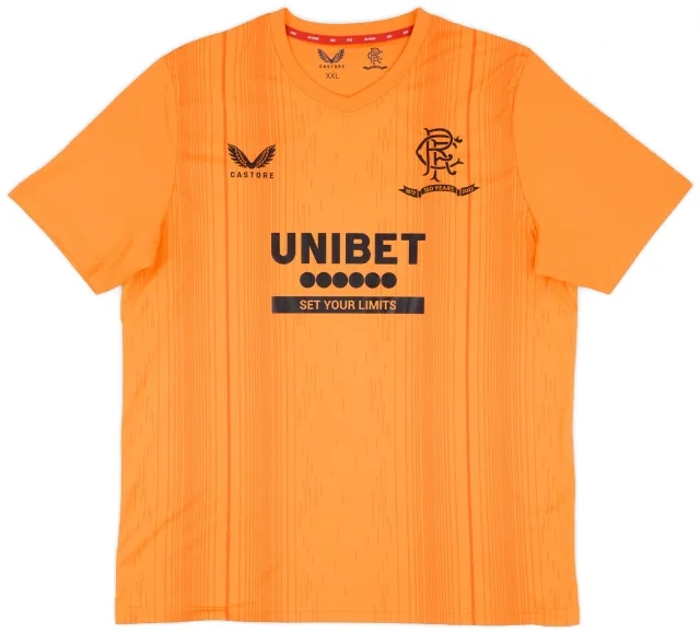 2021-22 Rangers Castore Training Shirt - 9/10 - (XXL)