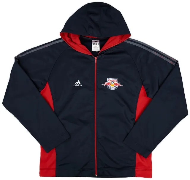2000s Red Bull Salzburg adidas Hooded Track Jacket - 5/10 - (L)
